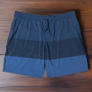 KUHL Vantage Shorts 8” Inseam Blue Stripe 5244 Men's Size XXL